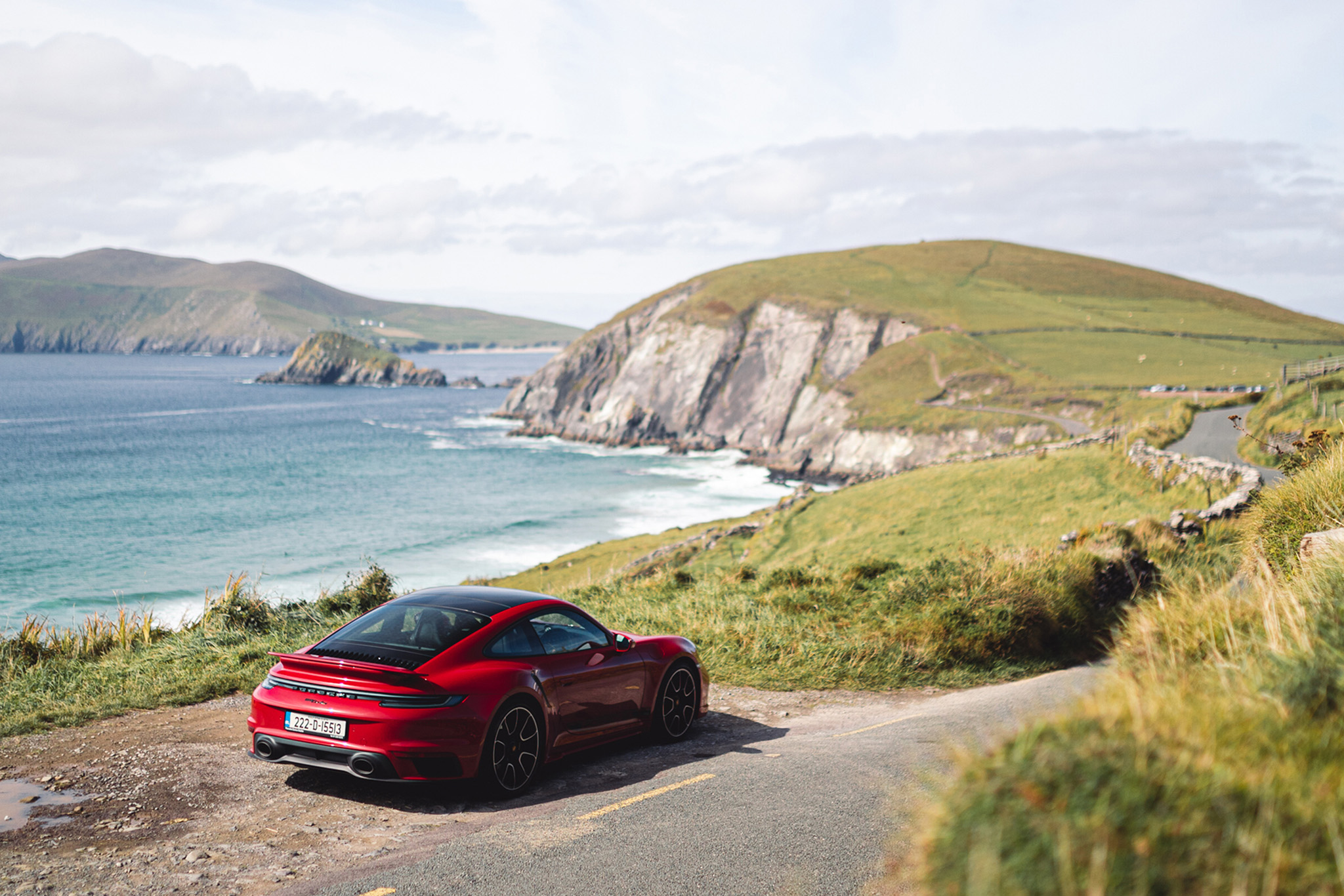 France and Normandy cliffs luxury automotive campaign